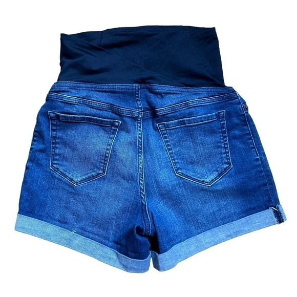 ISABEL Maternity Midi Short size 4 women’s jean denim - Picture 4 of 5
